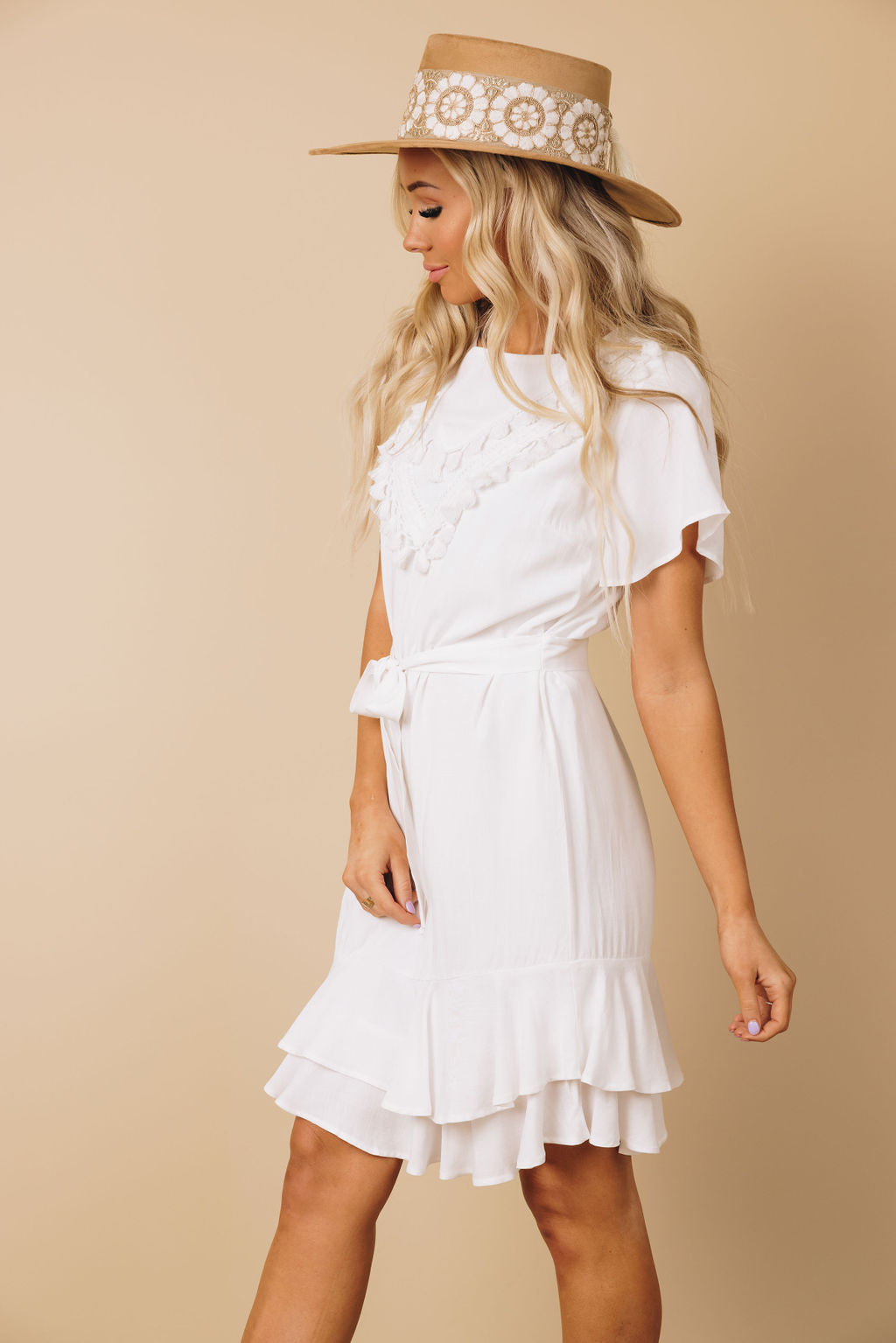 Let's Dance Tassel Wrap Dress-9