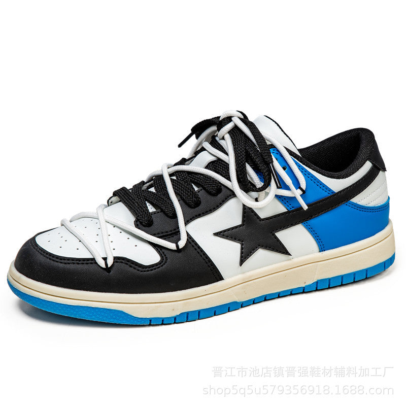 White and Red Star Dash Sneaker