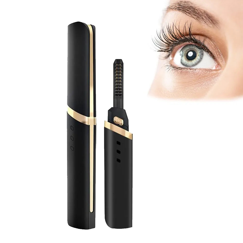 Vibe Geeks 360 ° Rotary Head USB Rechargeable Quick Heating Long Lasting Eyelash Curling Device-4