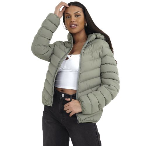 Ladies Brave Soul Grant Padded Jacket-1