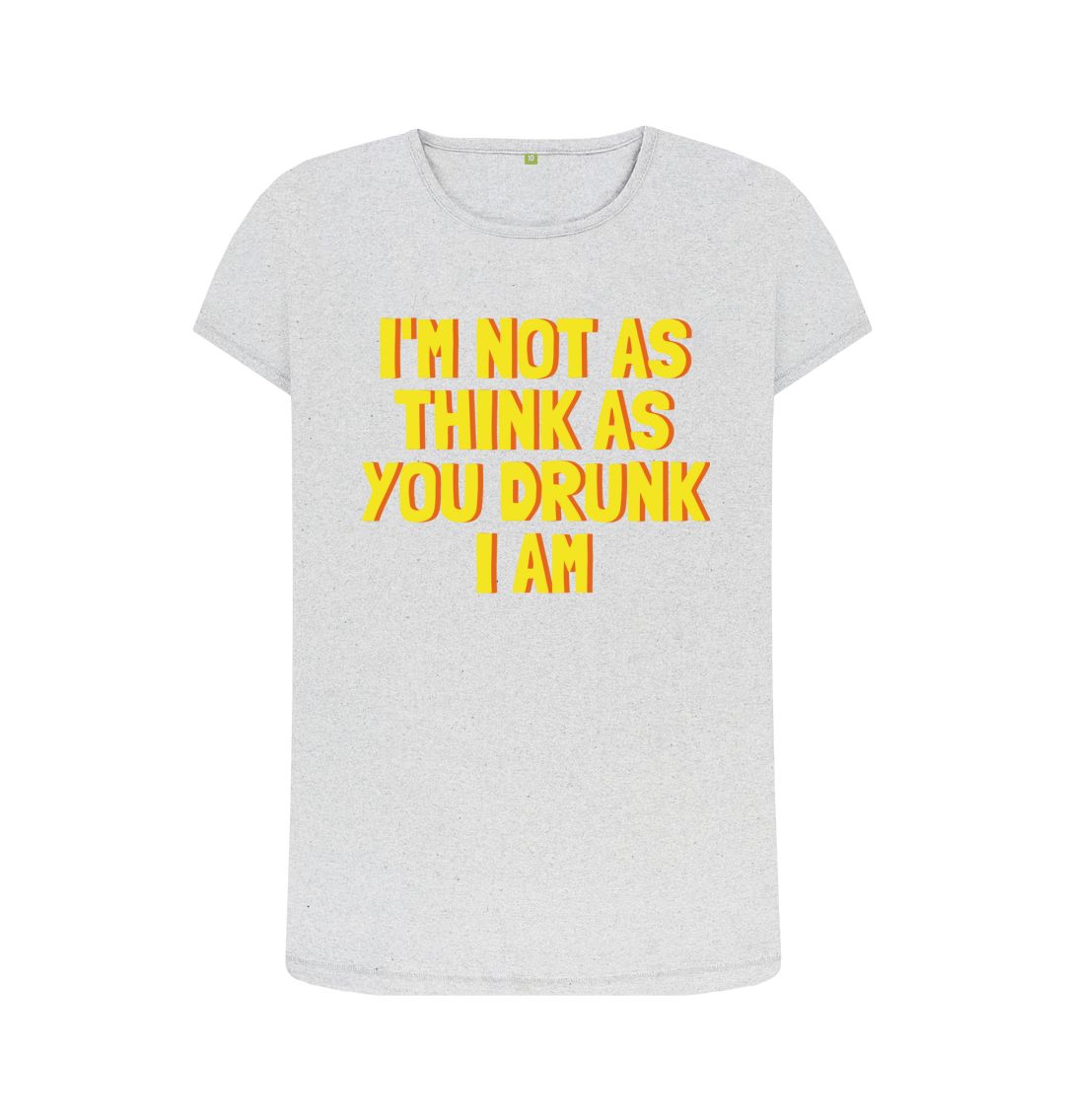 Grey Women's I'M Not As Print T-Shirts