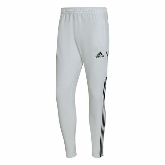 Football Training Trousers for Adults Adidas Real Madrid Condivo 22  White Men-0