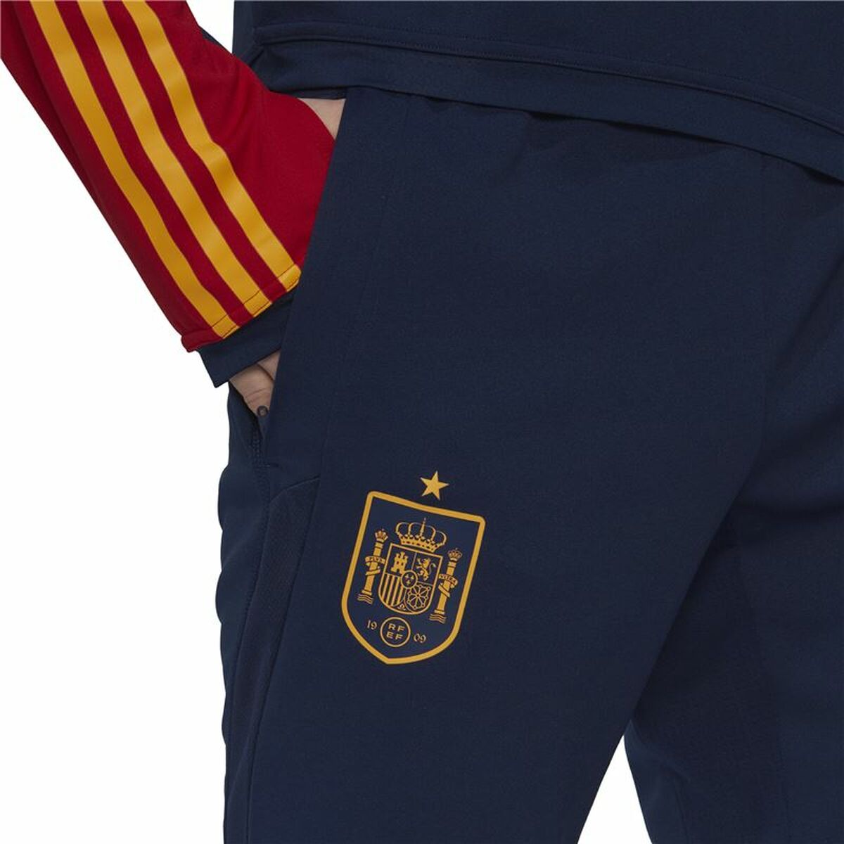 Football Training Trousers for Adults Adidas España Tiro 23 Dark blue Men-5