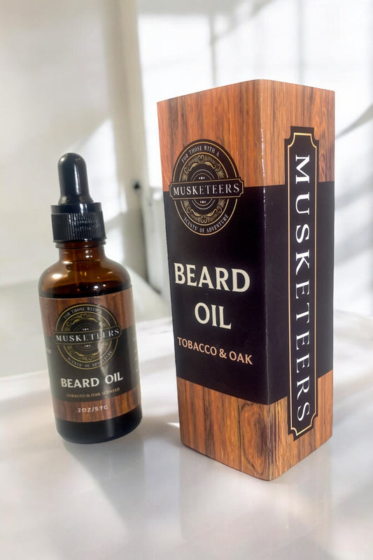 Beard Oil - 50ml - Tobacco & Oak Scented (Set of 5)-0