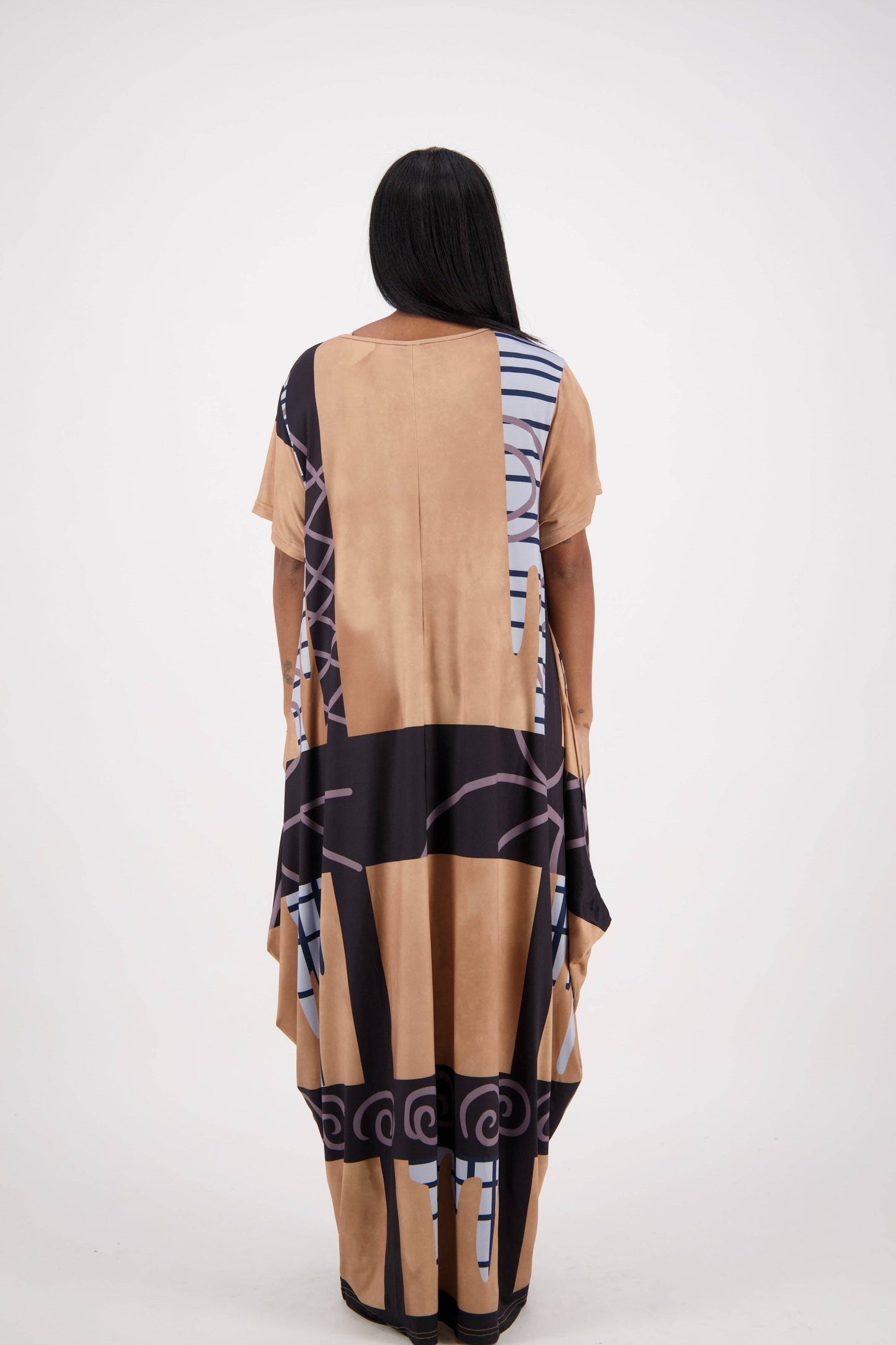 Face Print Kaftan CH8863