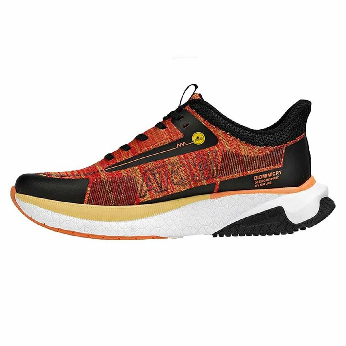 Running Shoes for Adults Atom AT130 Orange Black Men-30