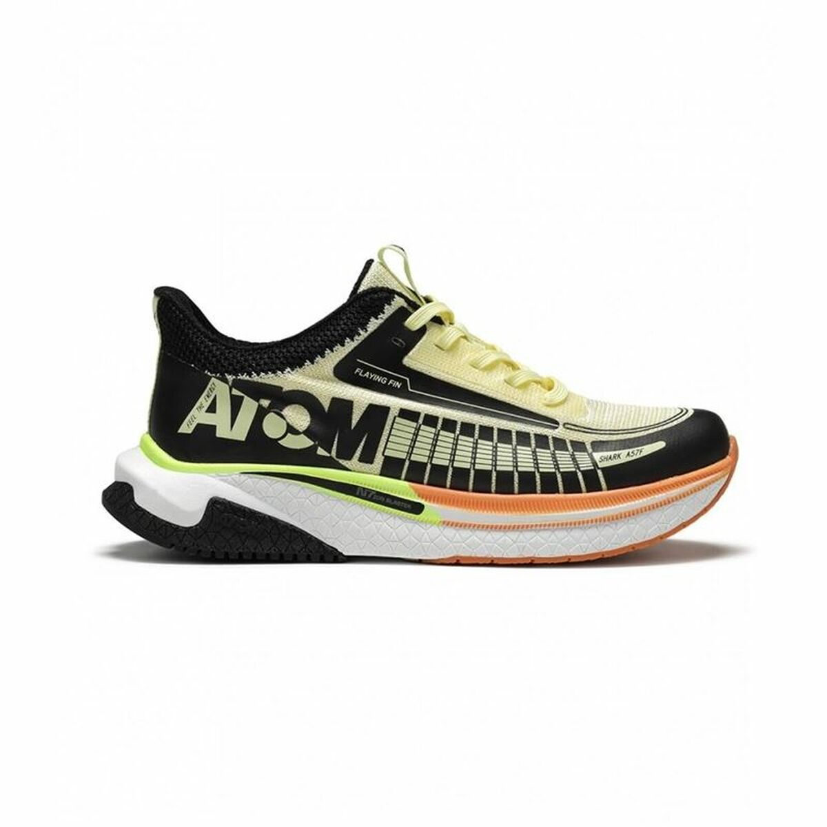 Running Shoes for Adults Atom AT134 Yellow Black Men-5