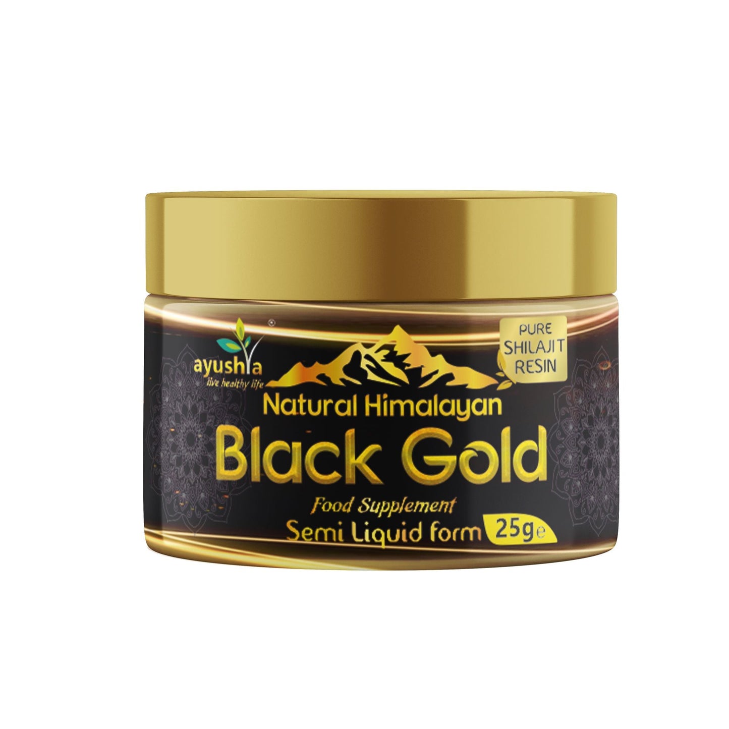 Black Gold Pure Himalayan Shilajit Resin, Natural Source of Fulvic Acid - 25 grm-0