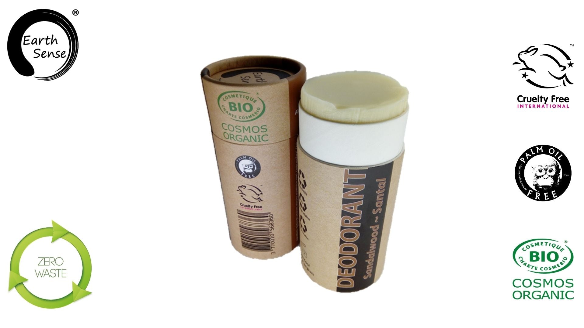 MAXI BUNDLE - 6 x 100ml Organic Certified Natural Deodorant. 3 of each type - 2 types-2