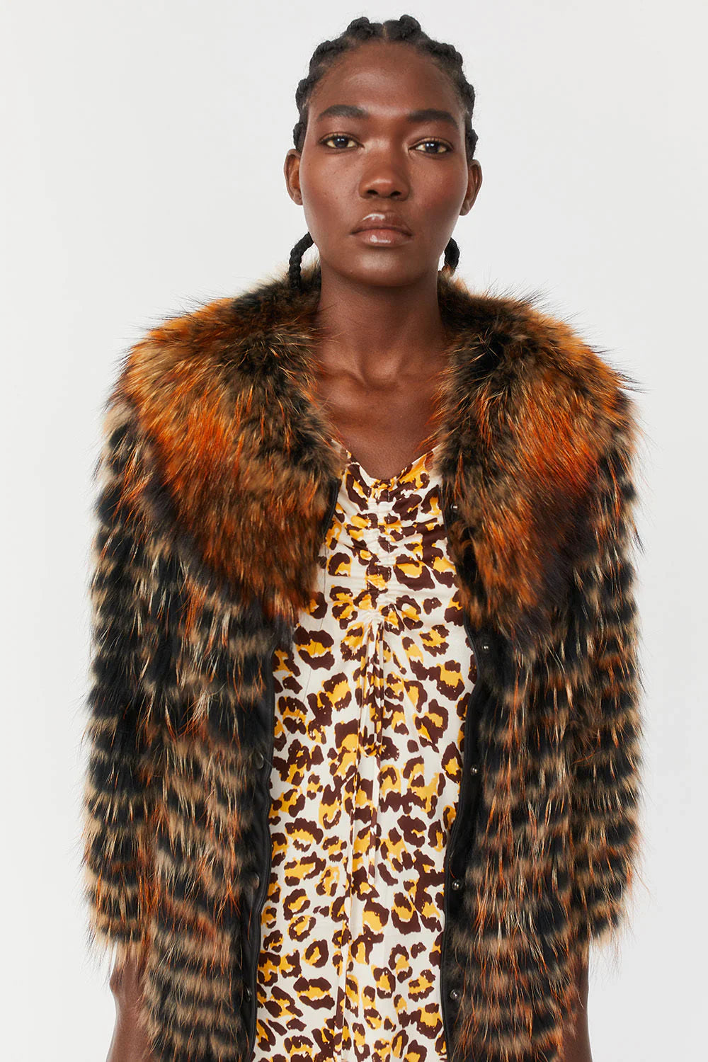 Blue Fox and Coney Fur Coat-4