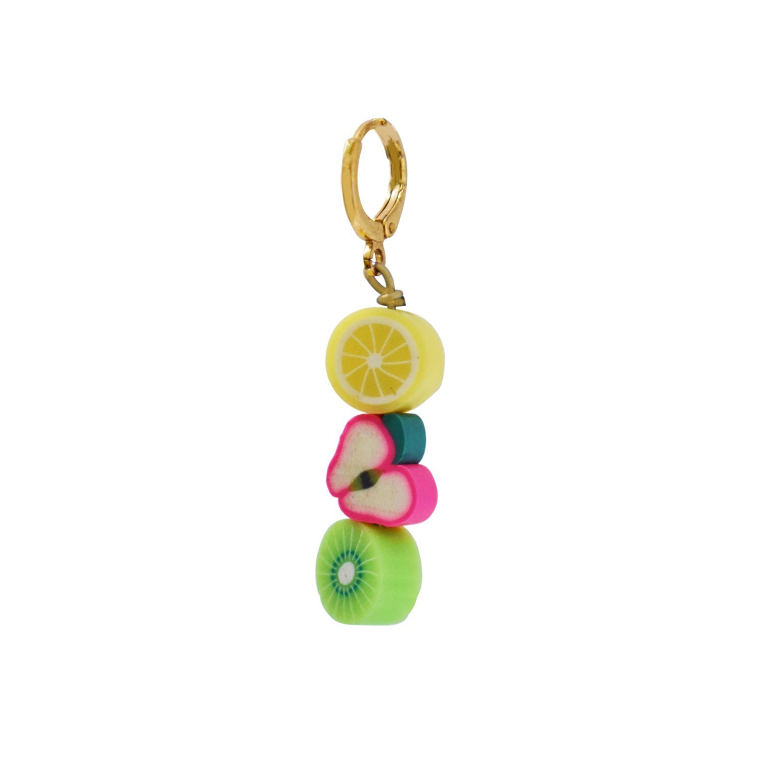 Fruit Single Huggie Earring | by Ifemi Jewels-0