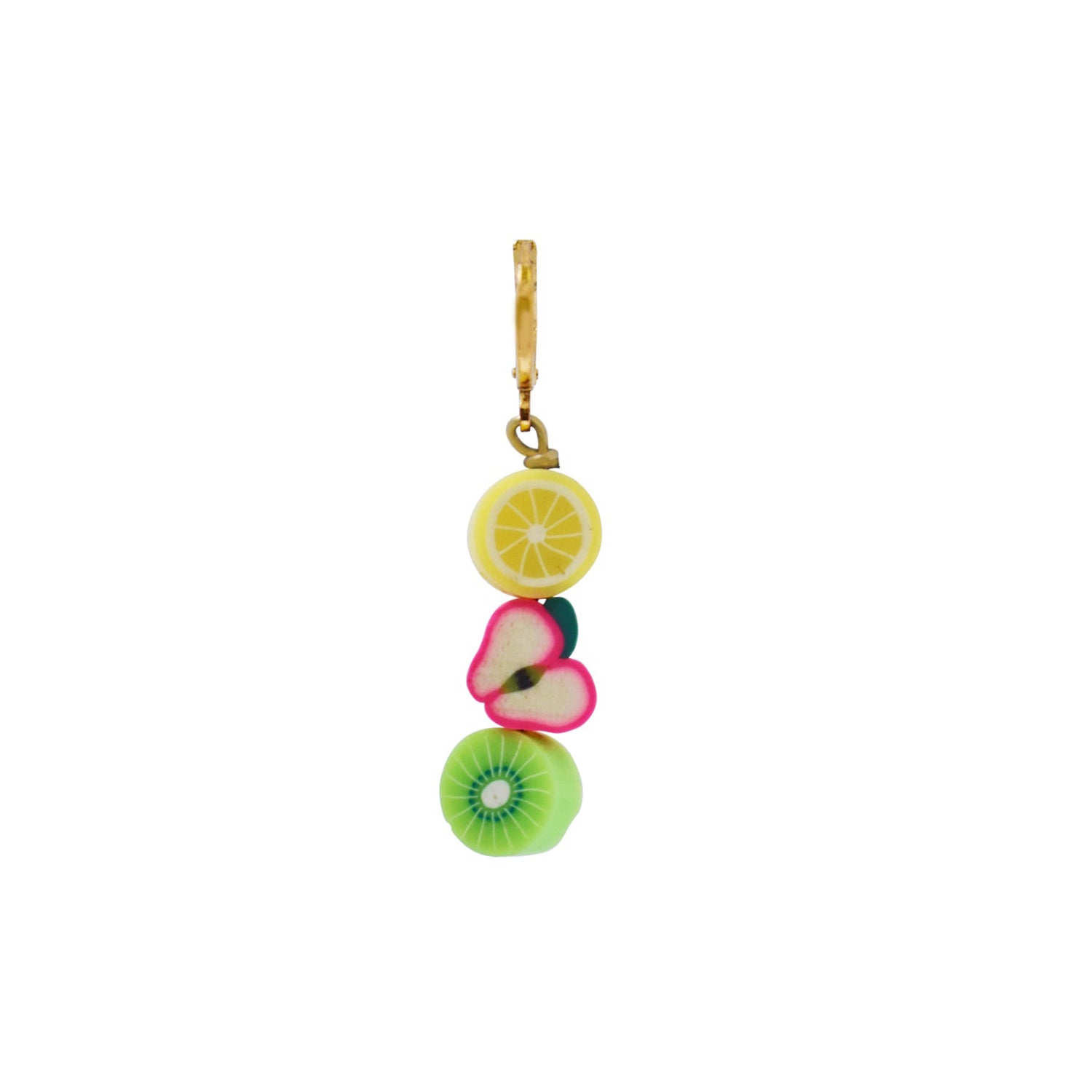 Fruit Single Huggie Earring | by Ifemi Jewels-1