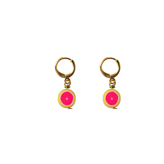 Grapefruit Earrings | by Ifemi Jewels-0