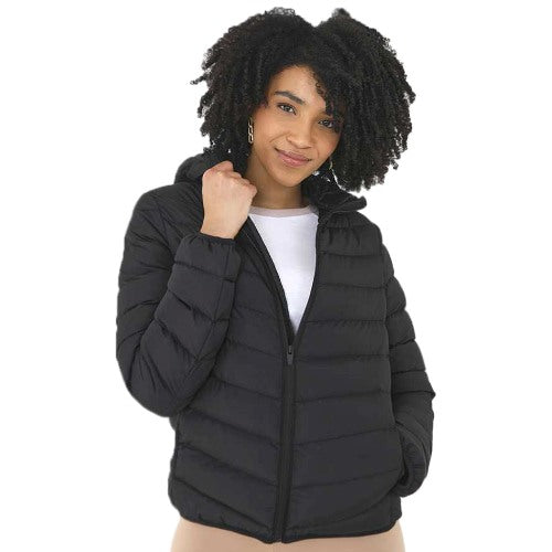 Ladies Brave Soul Grant Padded Jacket-5