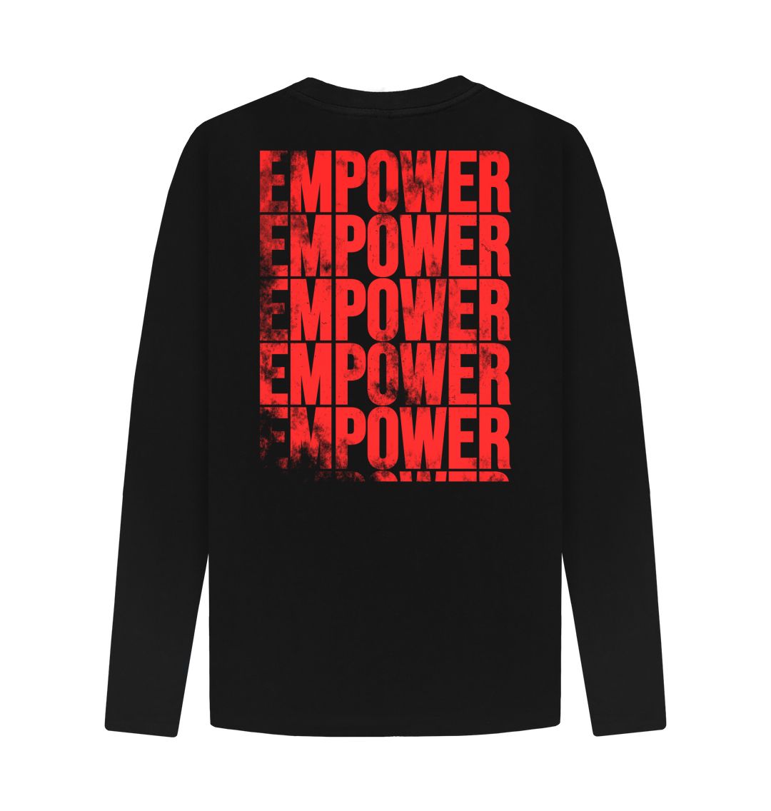 Men 'Empower' Hand cuff Print long Sleeve T-Shirt