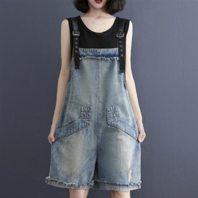 Summer Denim Rompers