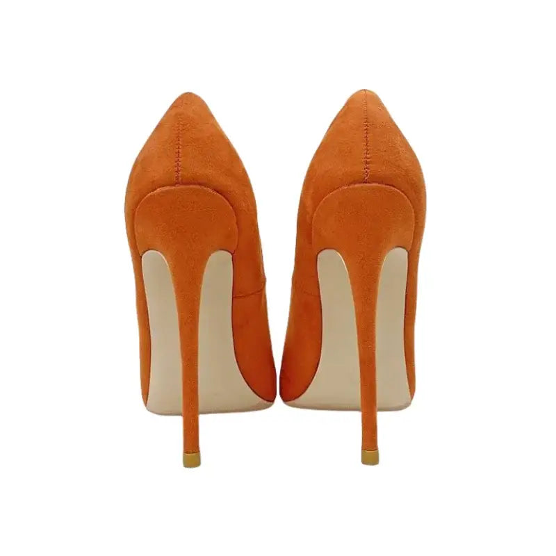 Cute Suede High Heels Stiletto Shoes-2