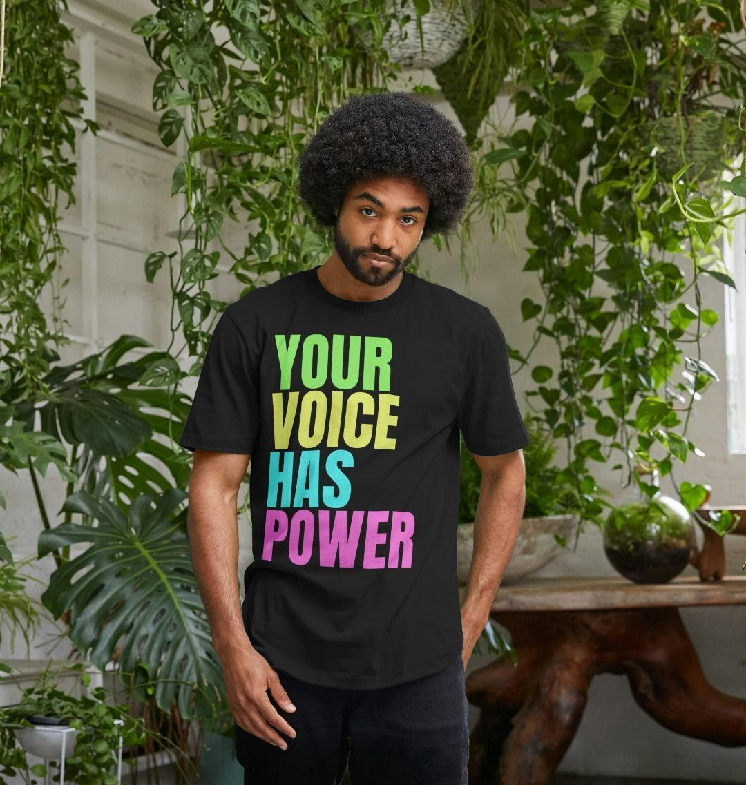 Your Voice Has Power Men's Print T-Shirts