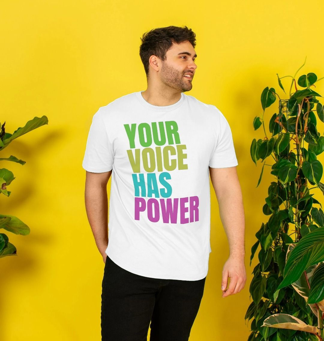 Your Voice Has Power Men's Print T-Shirts