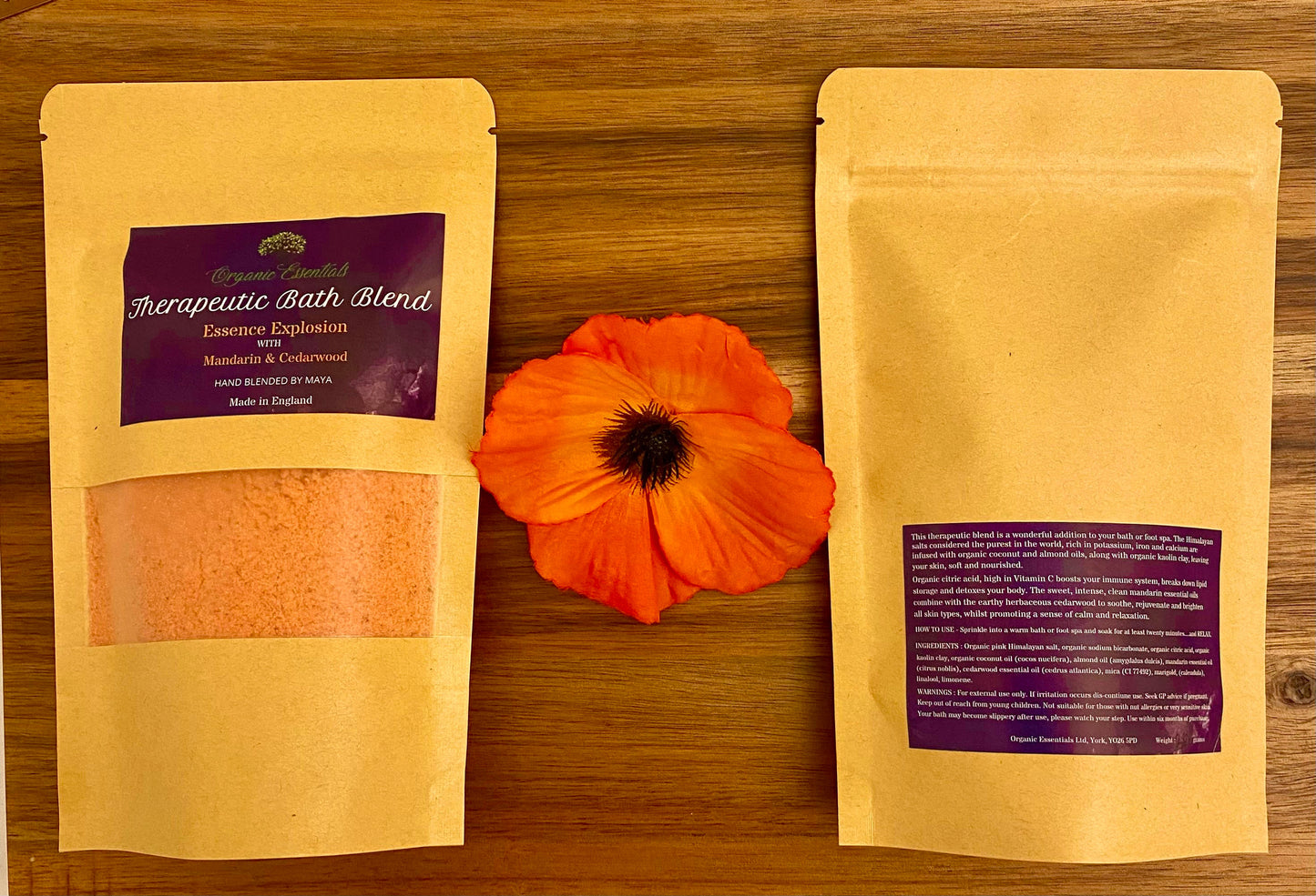 Eight 250g Luxury Natural Bath Blends in Eco-Pouch-2