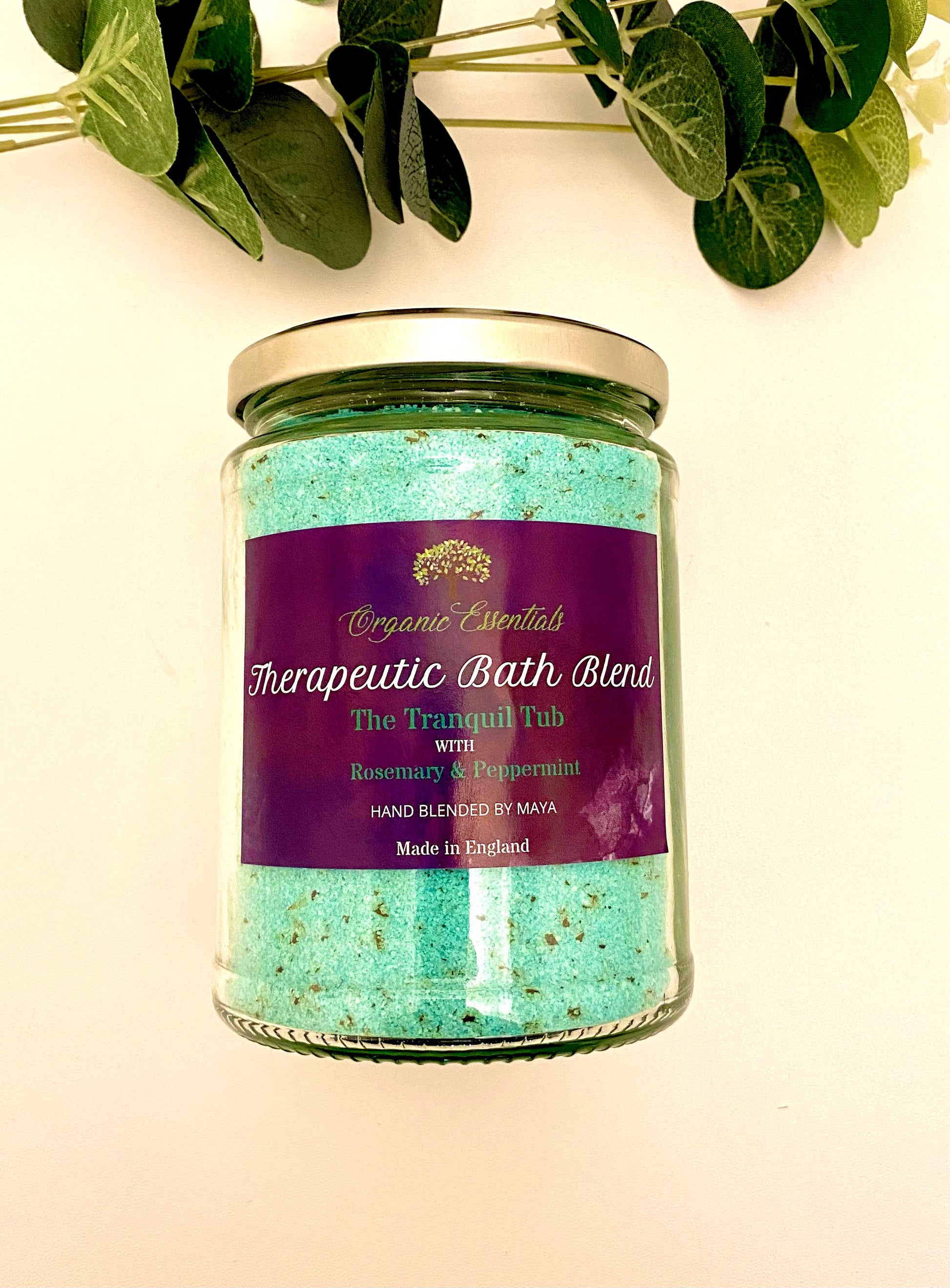 Luxury Bath Blend with Rosemary & Peppermint Essential Oils-0