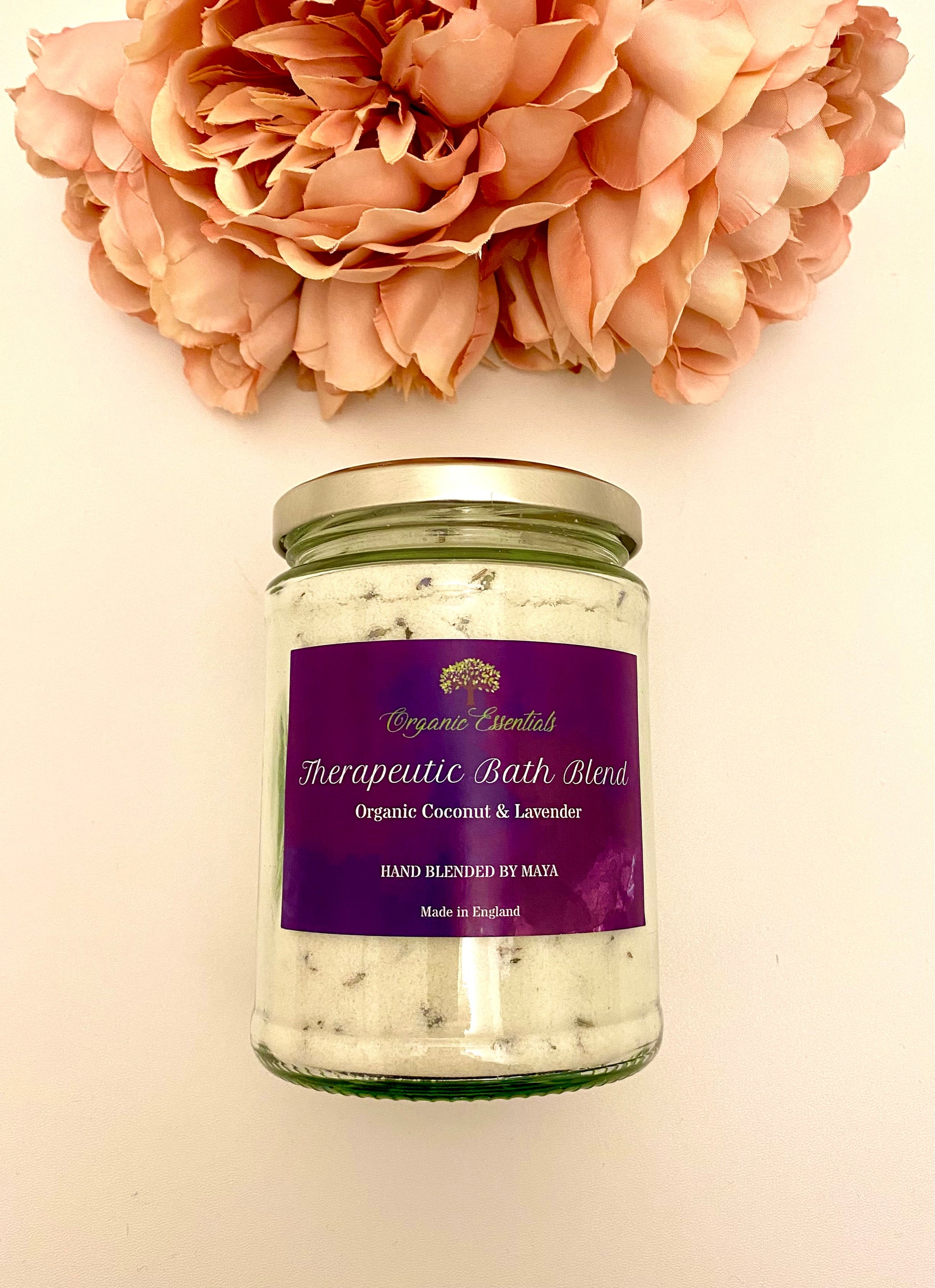 Luxury Bath Blend with Organic Coconut & Lavender Essential Oils-0