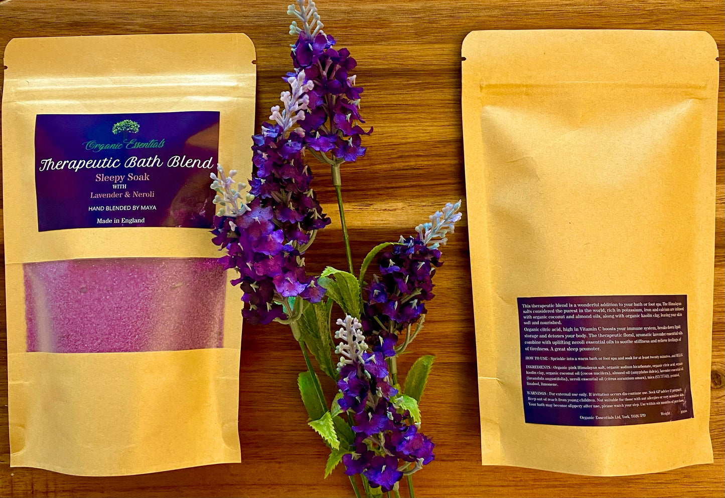 Eight 250g Luxury Natural Bath Blends in Eco-Pouch-6