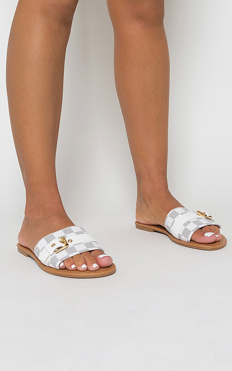 Open Toe Flat Sandals-3