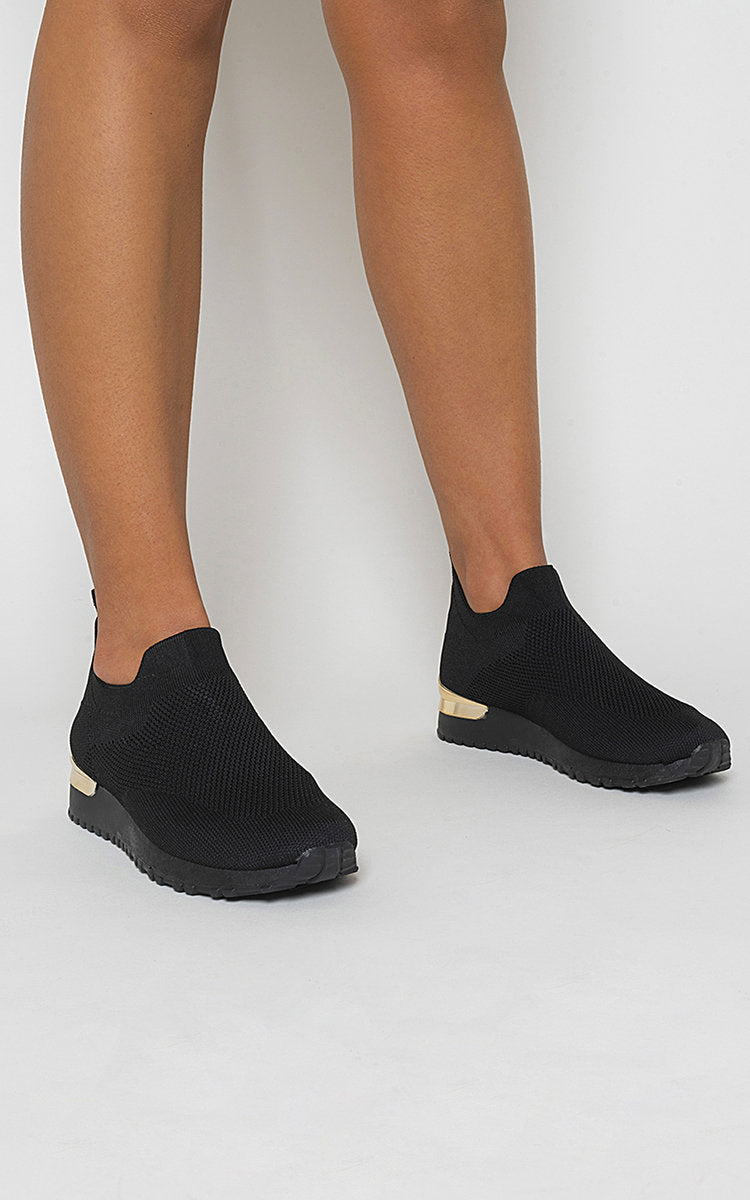 Lightweight Knitted Slip On Trainers