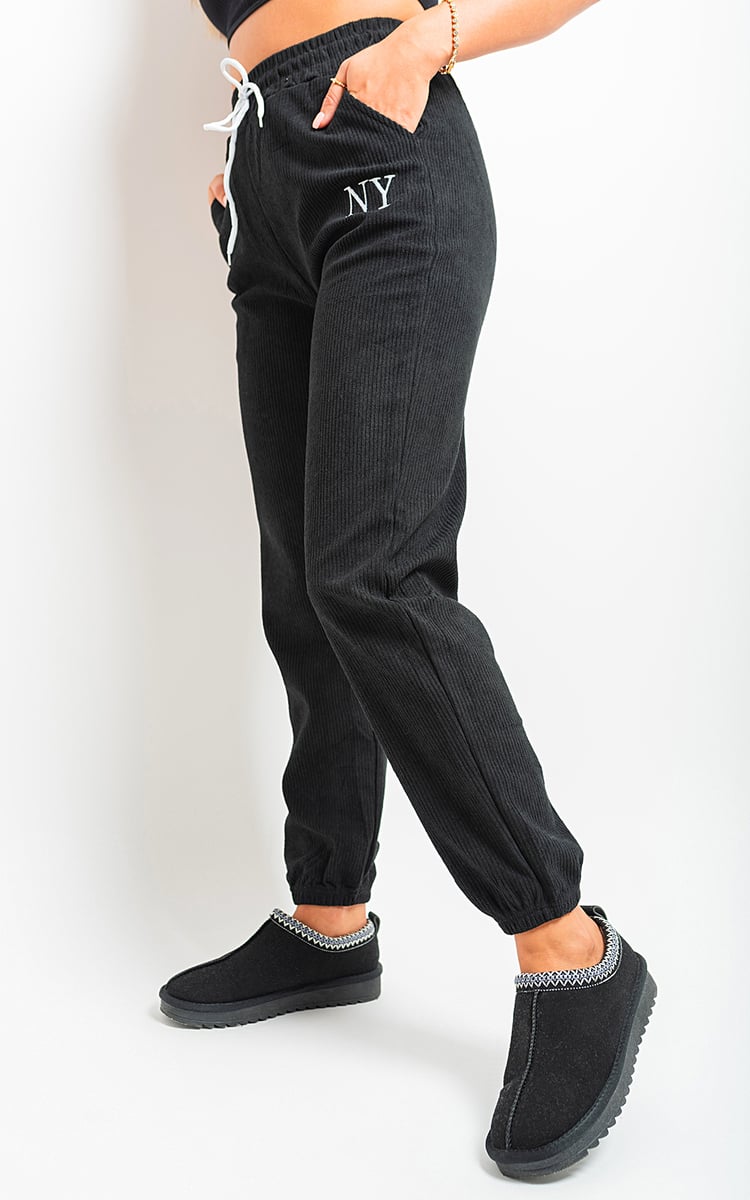 High Waisted Drawstring Trouser with Pockets-9