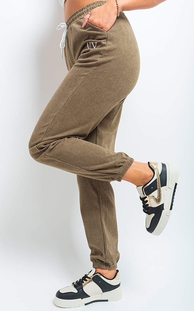 High Waisted Drawstring Trouser with Pockets-5