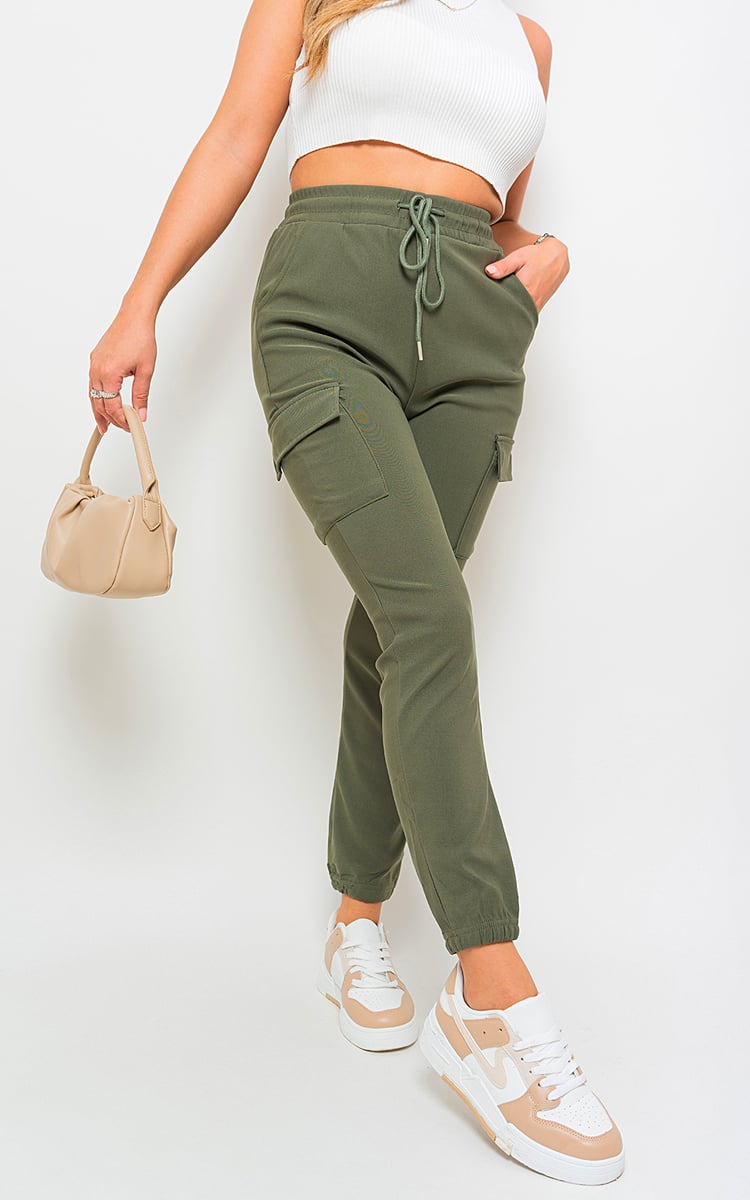 Size Frankie Cargo Pocket Trouser with Drawstring-7