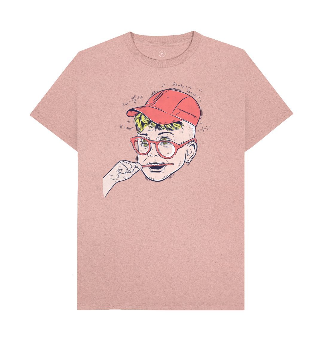 Sunset Pink Unisex Funny Head Print T-Shirts