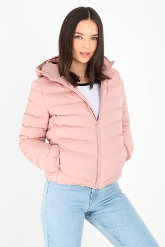 Ladies Brave Soul Grant Padded Jacket-7