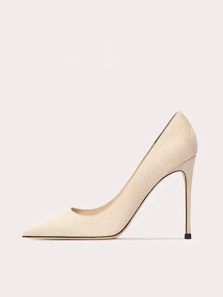 Suede Chic Stiletto Pumps-3