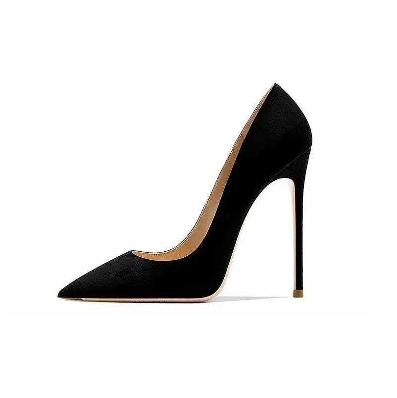 Suede Chic Stiletto Pumps-5