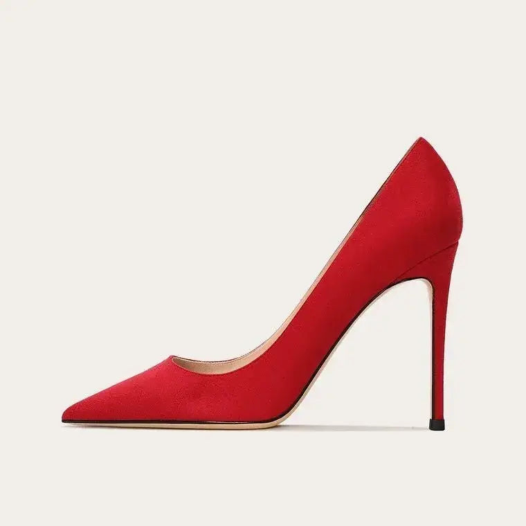 Suede Chic Stiletto Pumps-6