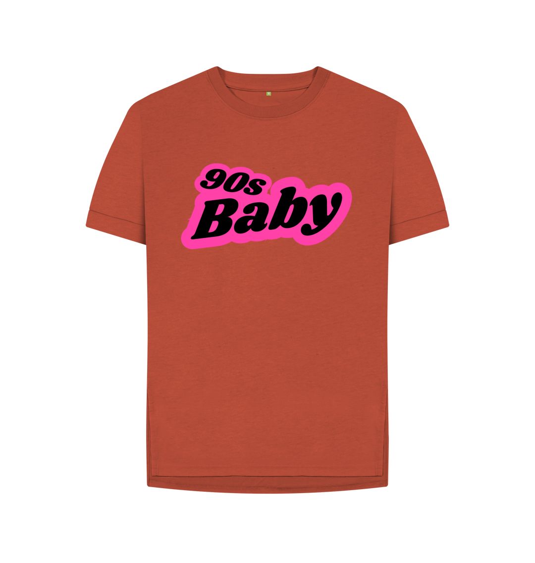 Rust Women's 90s Baby Print T-Shirts