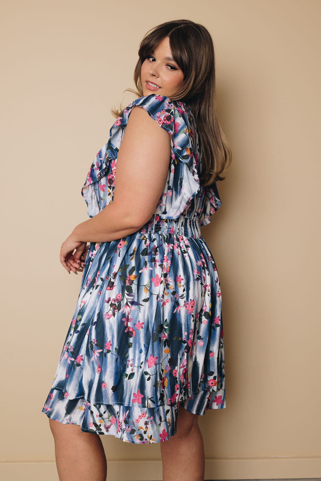 Plus Size Adalynn Floral Dress-6