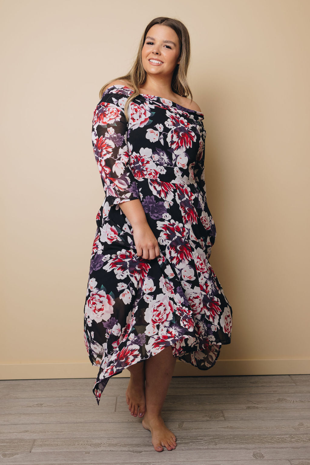 Plus Size - Bennett Floral Dress-5