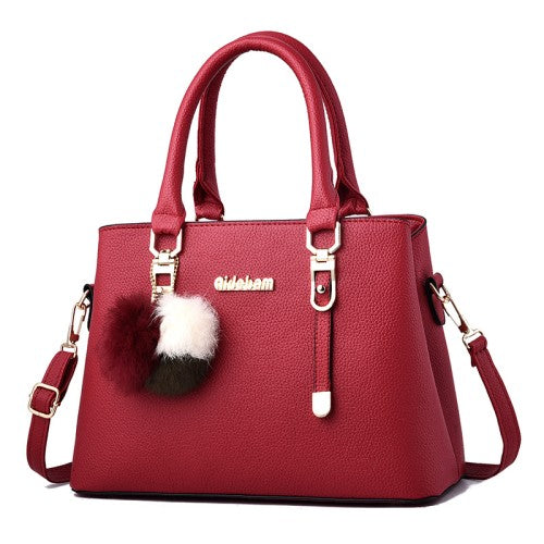 CT44935 BURGUNDY Urban Chic PU Leather Crossbody Bag-0