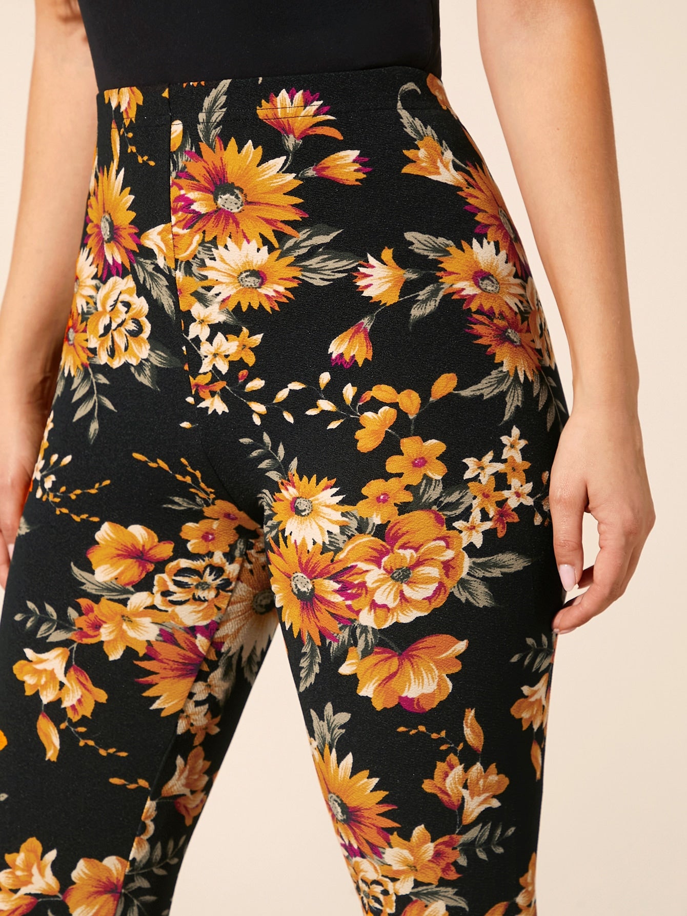 Clasi Floral Print High Waist Leggings