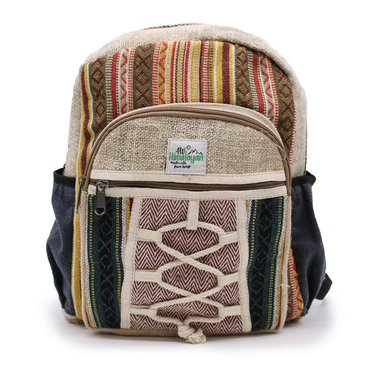 Medium Backpack - Rope & Pockets Style-0