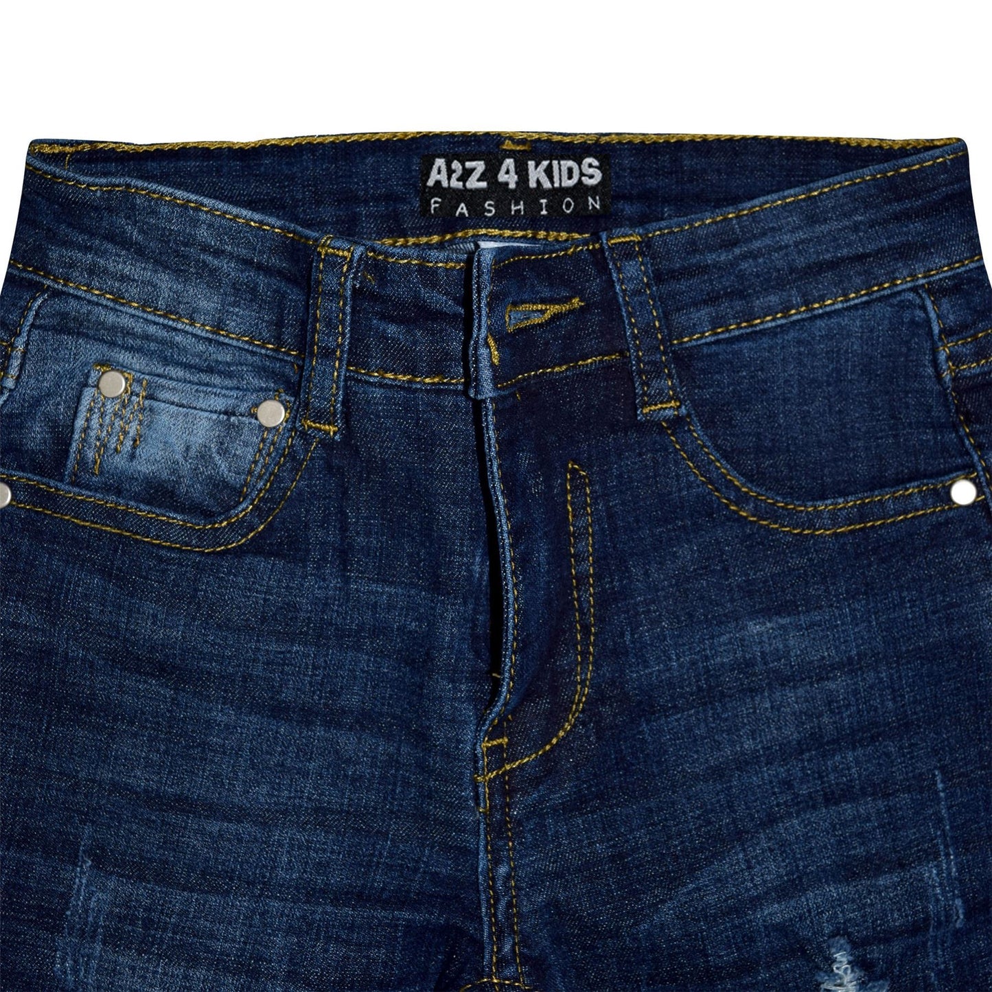 Kids Boys Skinny Jeans Denim Ripped Stretchy Pants Trousers New Age 3-13 Years