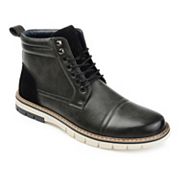 Vance Co. Lucien Men's Cap Toe Ankle Boots