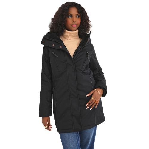 Ladies Brave Soul Vicky Long Coat-4