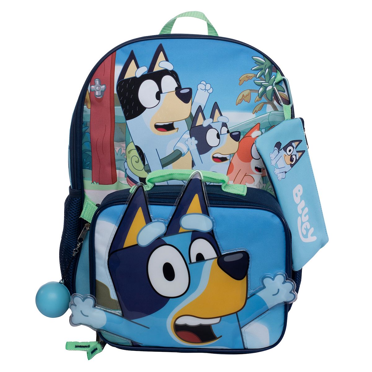 Bluey 5 Piece Backpack & Lunch Box Set