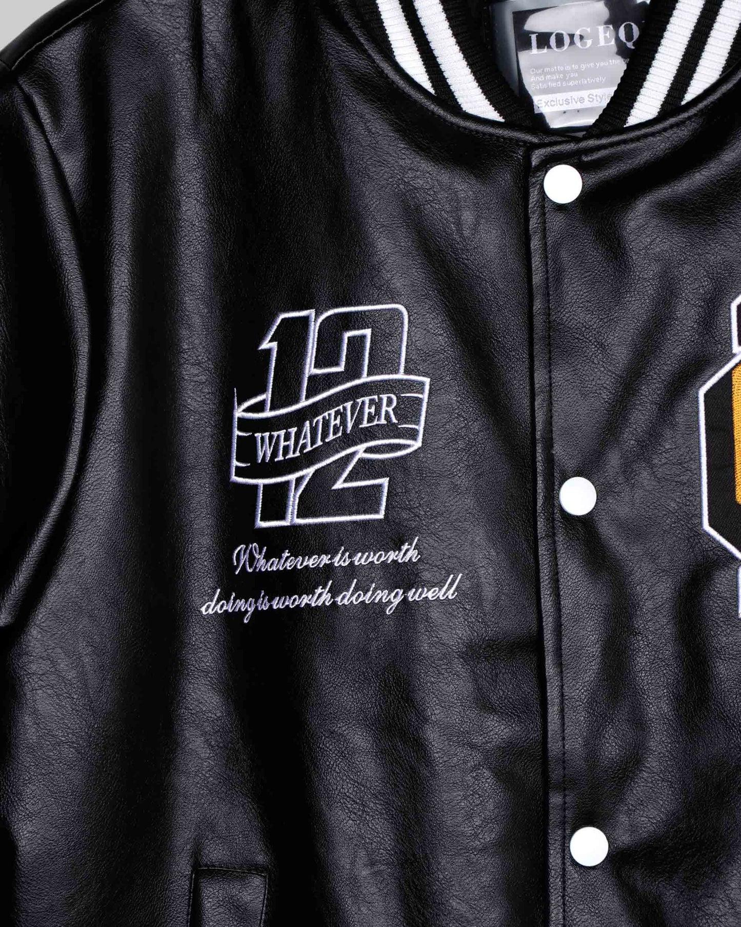 Letterman Baseball Jacket with Patches