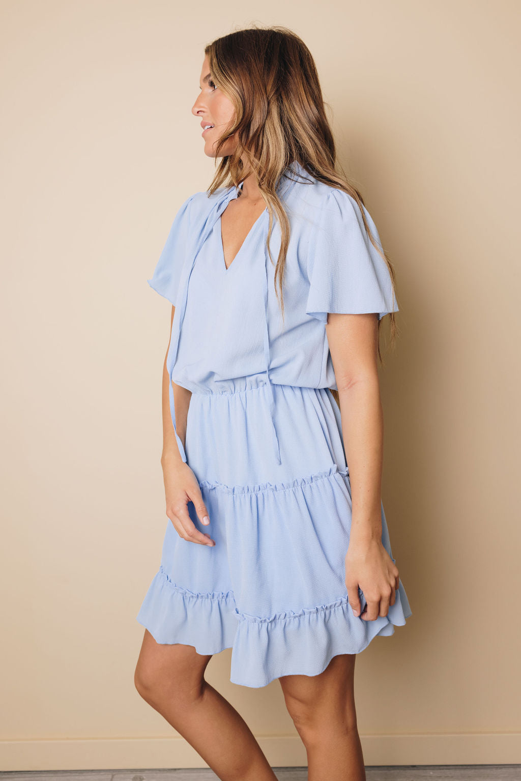 Manny Ruffled Mini Dress-16