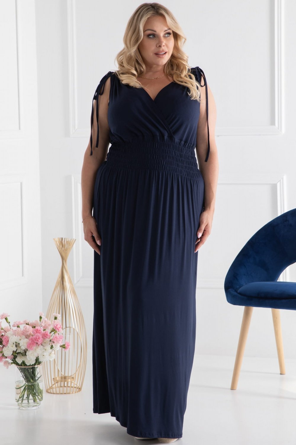 Plus size dress model 169696 Karko-0